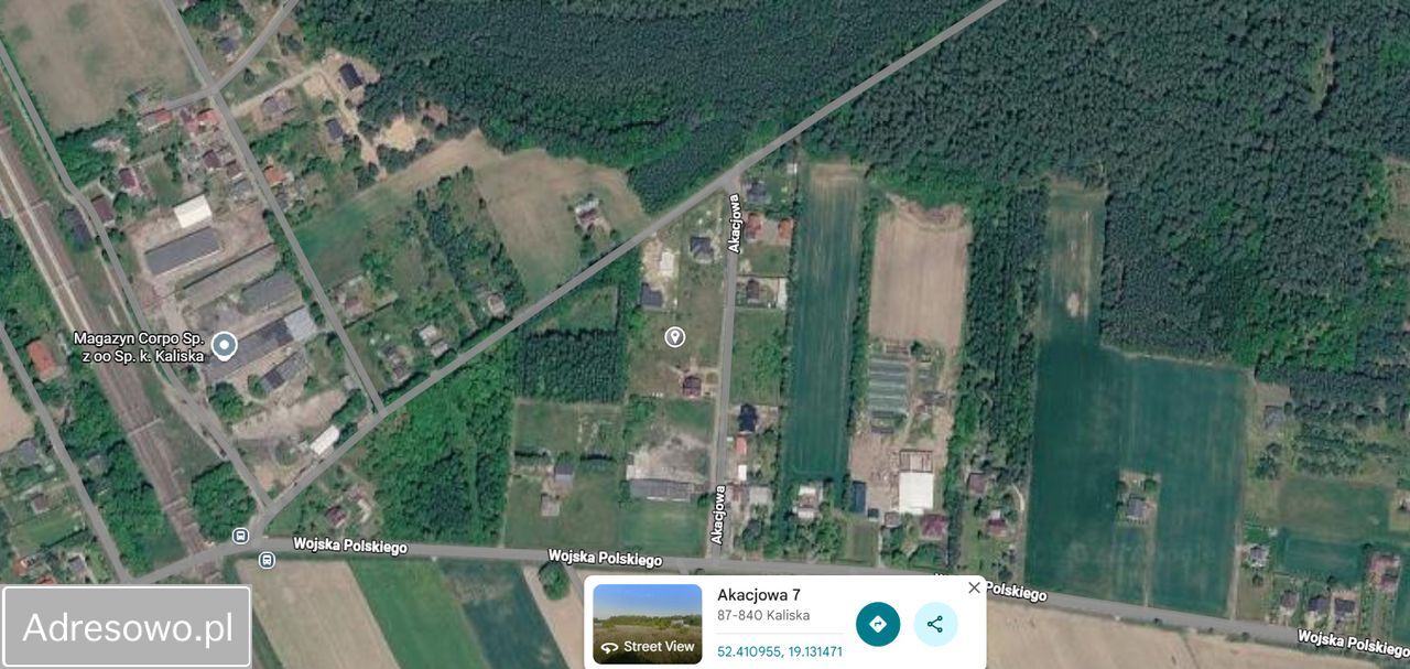 Działka budowlana Kaliska, ul. Akacjowa. Zdjęcie 6