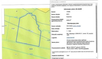 Działka rolna Rudziniec
