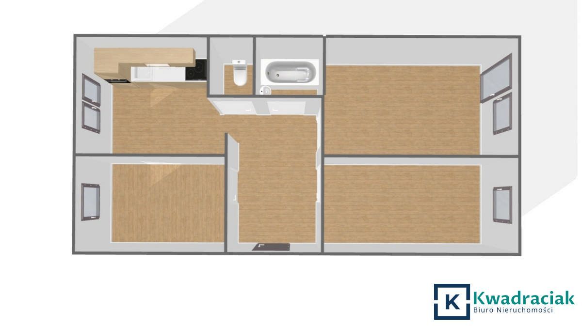 Mieszkanie 3-pokojowe Ustrzyki Dolne, ul. Jana III Sobieskiego. Zdjęcie 10