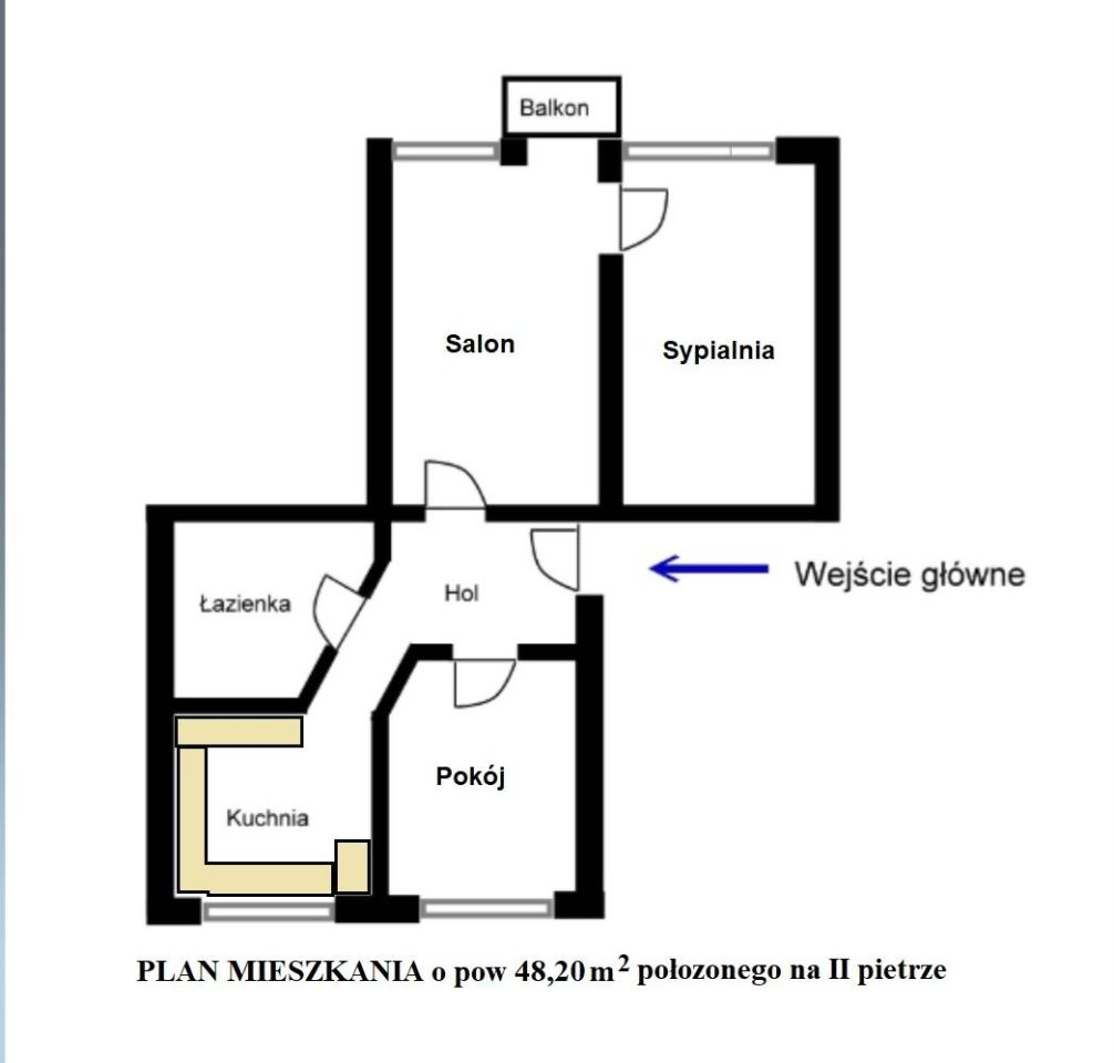 Mieszkanie 3-pokojowe Ełk Szyba, ul. Jana Kilińskiego. Zdjęcie 11