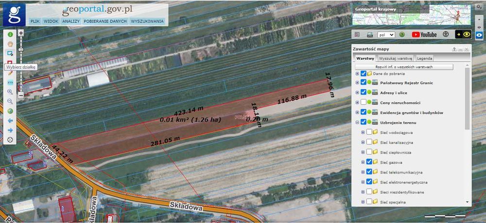 Działka inwestycyjna Puławy Kolejowa, ul. Składowa. Zdjęcie 5