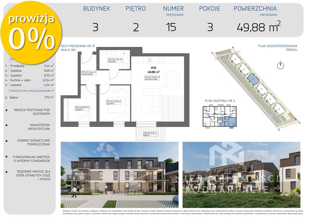 Mieszkanie 3-pokojowe Rzeszów Załęże, ul. hr. Alfreda Potockiego. Zdjęcie 11