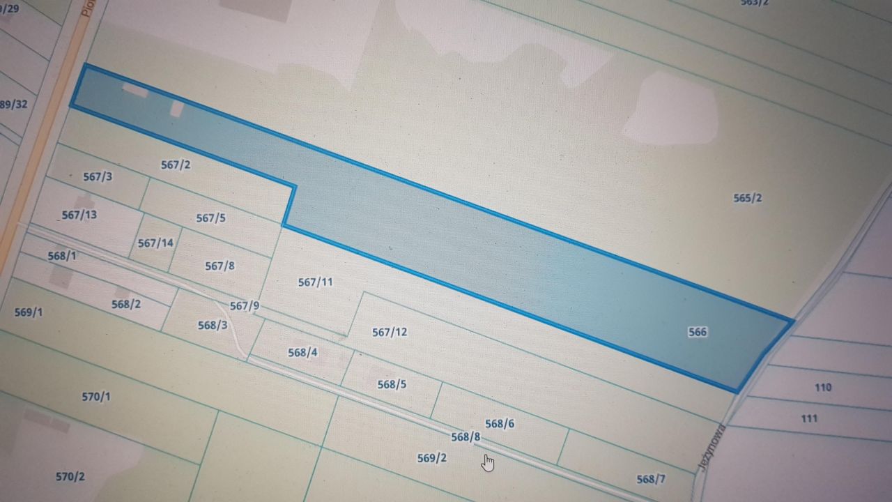 Działka rolno-budowlana Blok Dobryszyce, ul. Piotrkowska. Zdjęcie 2