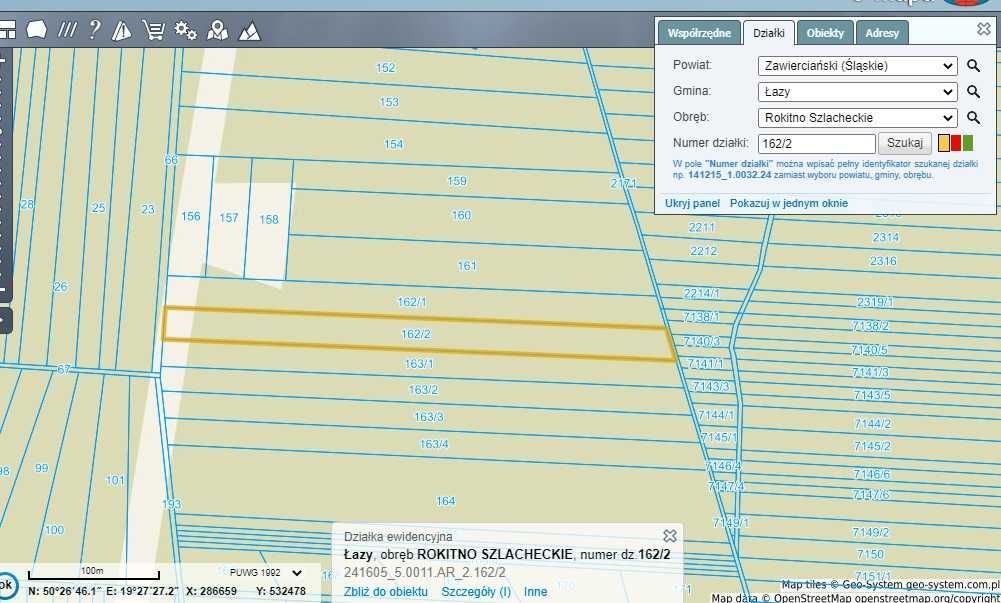 Działka leśna Rokitno Szlacheckie. Zdjęcie 2