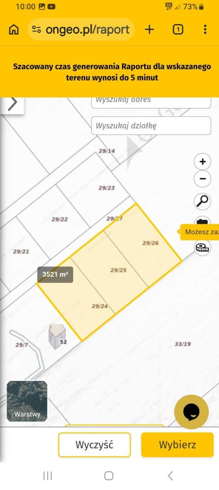 Działka rolno-budowlana Wielochowo. Zdjęcie 2