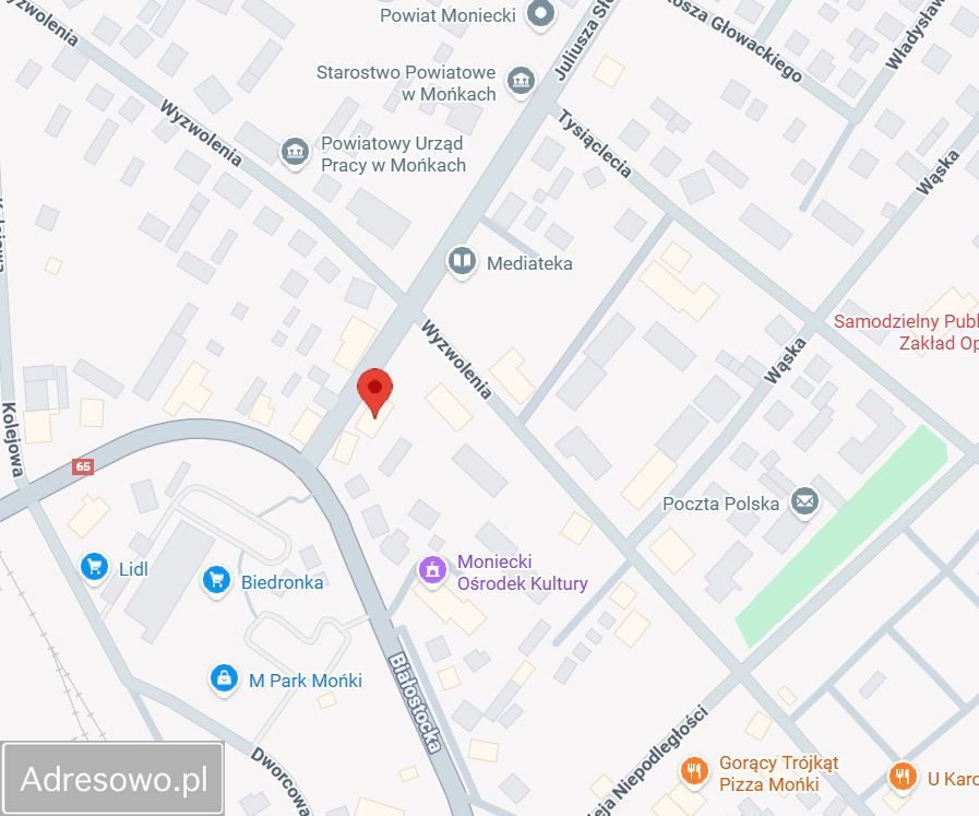 Lokal Mońki, ul. Juliusza Słowackiego. Zdjęcie 2