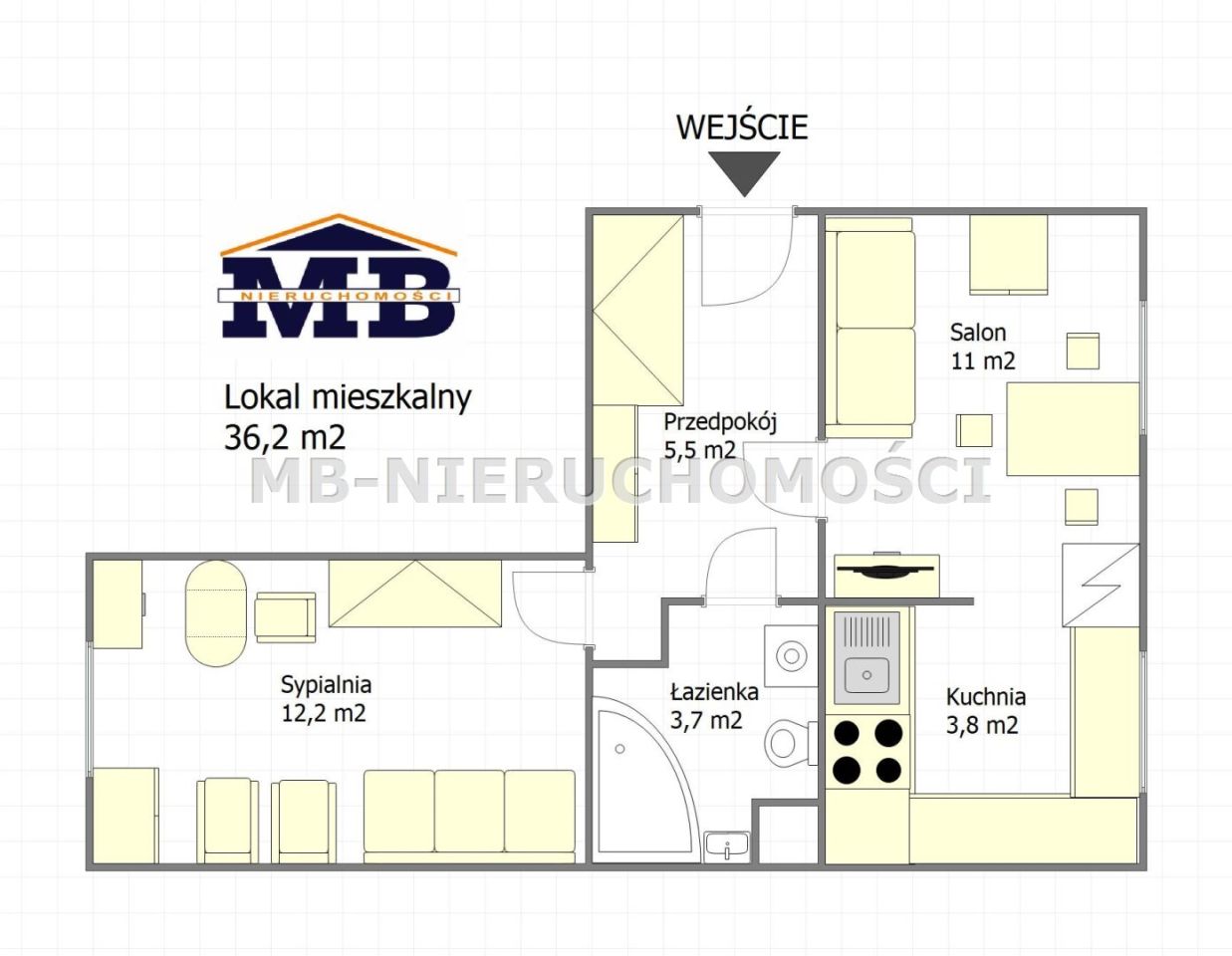Mieszkanie 2-pokojowe Olsztyn Kormoran, ul. Wincentego Pstrowskiego. Zdjęcie 13