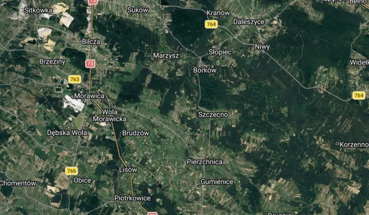 Działka budowlana Komórki