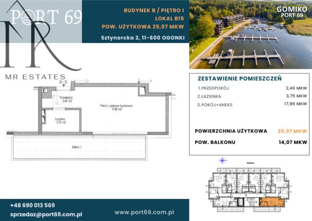 Mieszkanie 1-pokojowe Ogonki, ul. Sztynorcka. Zdjęcie 25