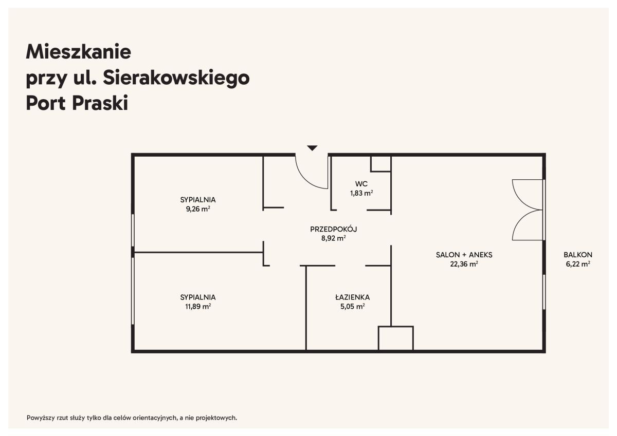 Mieszkanie 3-pokojowe Warszawa Praga-Północ, ul. Józefa Sierakowskiego. Zdjęcie 16
