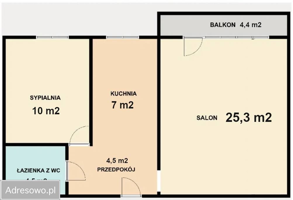 Mieszkanie 2-pokojowe Sosnowiec Centrum, ul. Jagiellońska. Zdjęcie 7