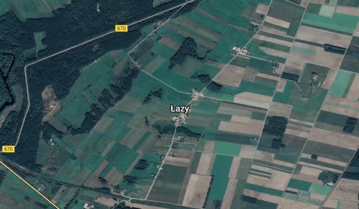 Działka leśna Łazy