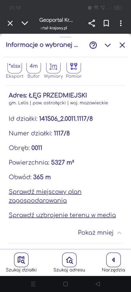 Działka rolna Łęg Przedmiejski. Zdjęcie 2