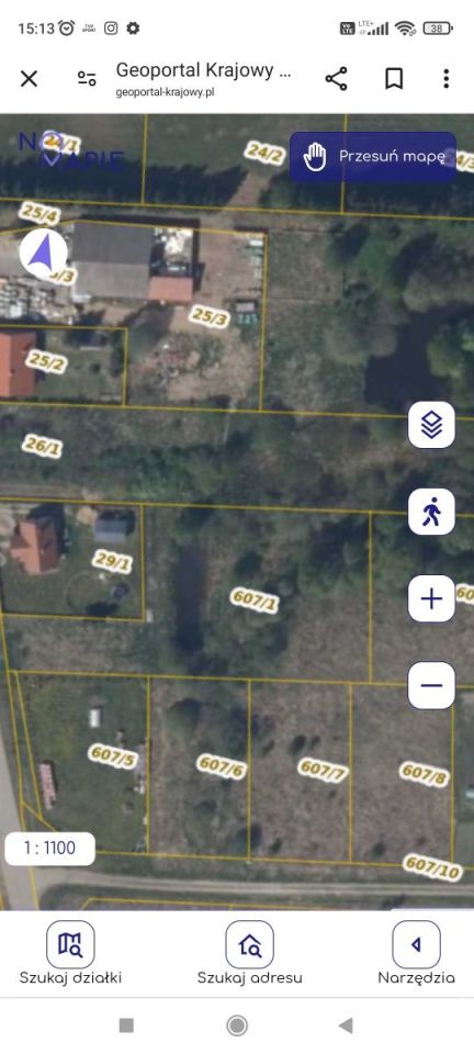 Działka budowlana Dąbrówno, ul. Polna. Zdjęcie 2