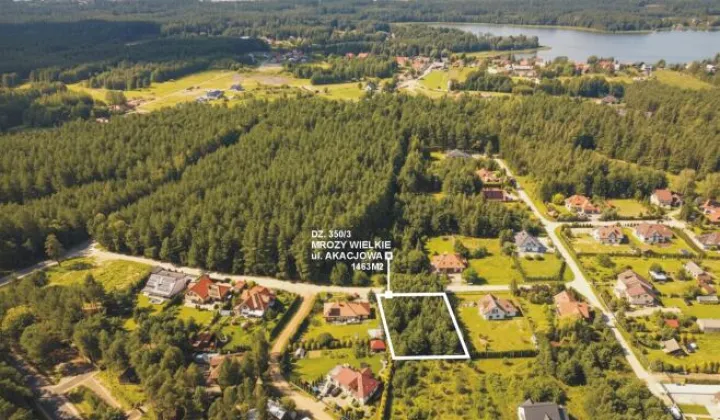 Działka budowlana Mrozy Wielkie, ul. Akacjowa