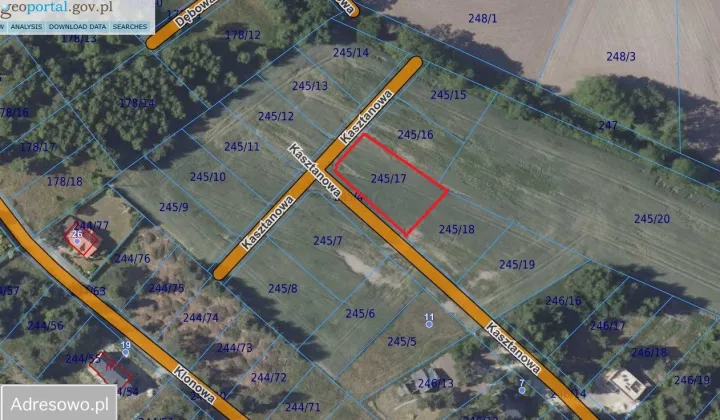 Działka budowlana Chwałowice