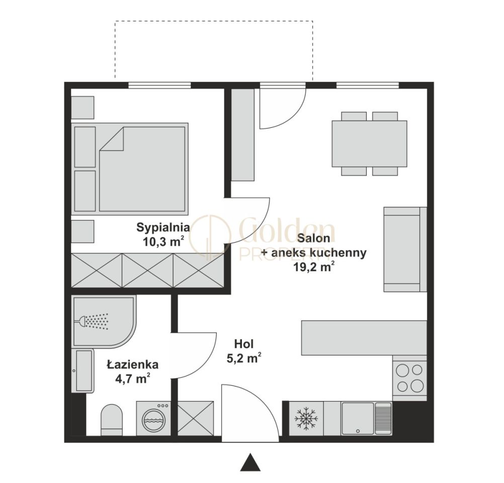 Mieszkanie 2-pokojowe Gdańsk Orunia, ul. Czerska. Zdjęcie 12