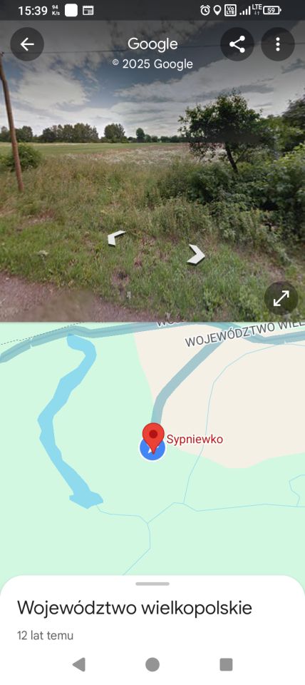 Działka rolno-budowlana Sypniewko