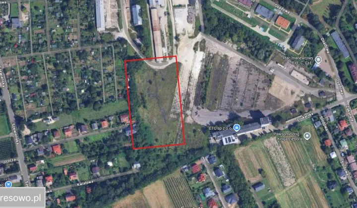 Działka inwestycyjna Ostrowiec Świętokrzyski, ul. Osadowa