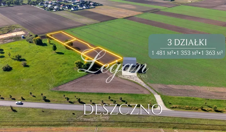 Działka budowlana Deszczno