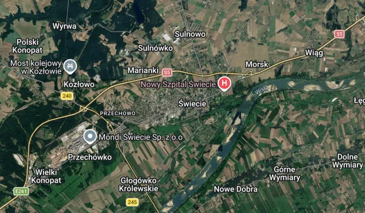 Mieszkanie 3-pokojowe Świecie Centrum, ul. Wojska Polskiego
