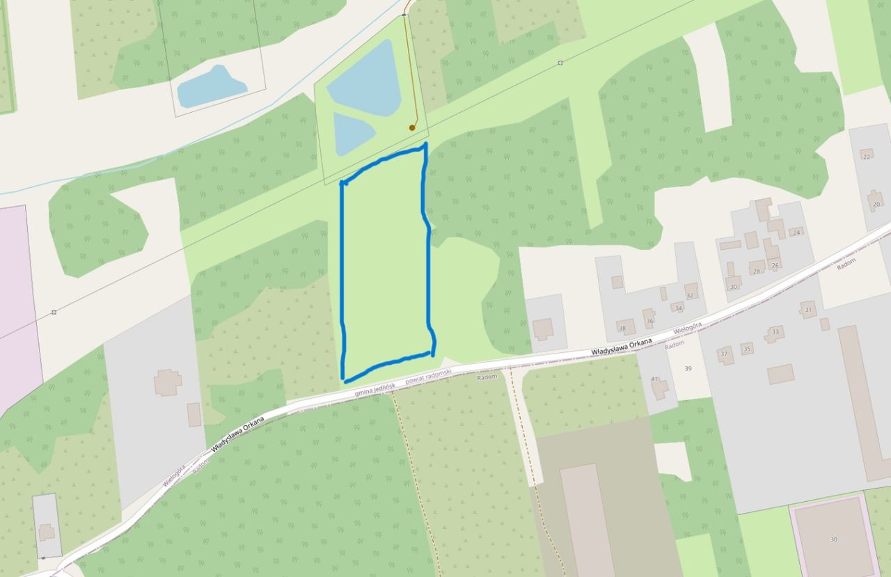 Działka budowlana Radom, ul. Władysława Orkana. Zdjęcie 3