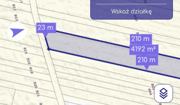 Działka rolno-budowlana Kajetanowice, ul. Słoneczna