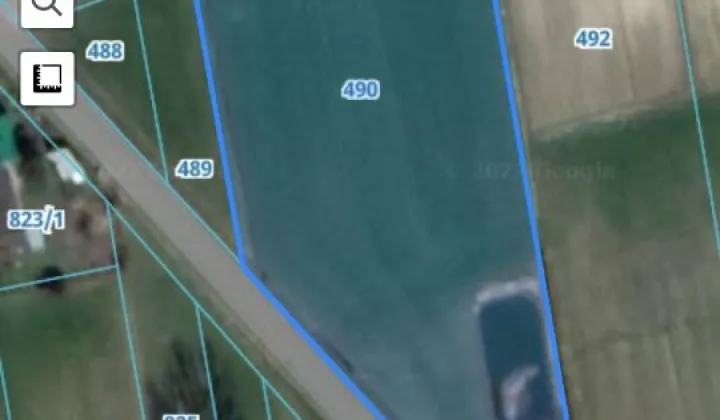 Działka inwestycyjna Krępa