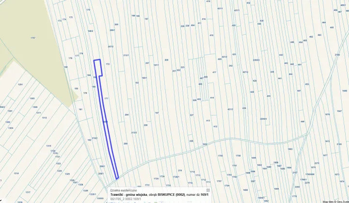 Działka rolna Biskupice