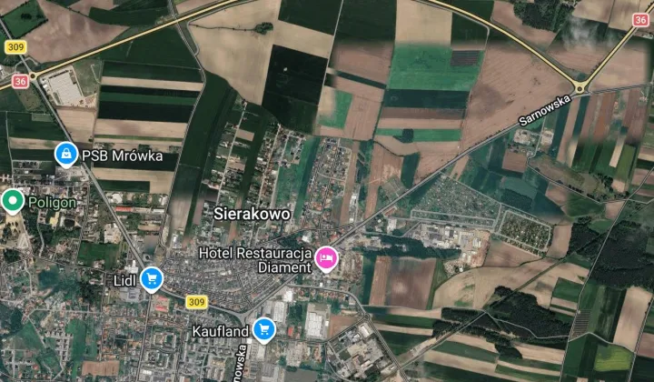 Działka rolno-budowlana Sierakowo, ul. Sadownicza