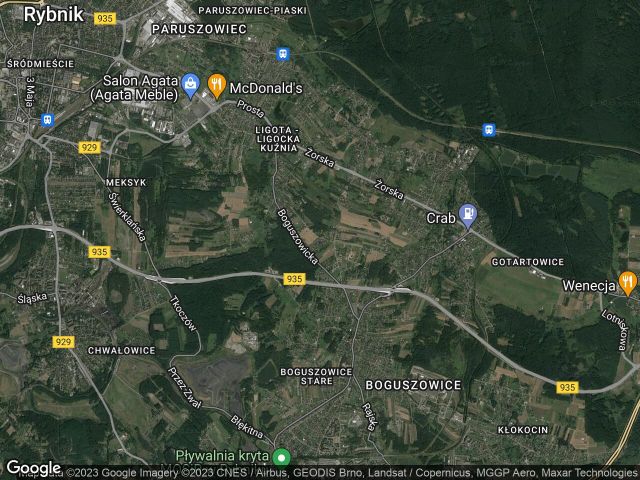Działka budowlana Rybnik Ligota, ul. Pochyła. Zdjęcie 1