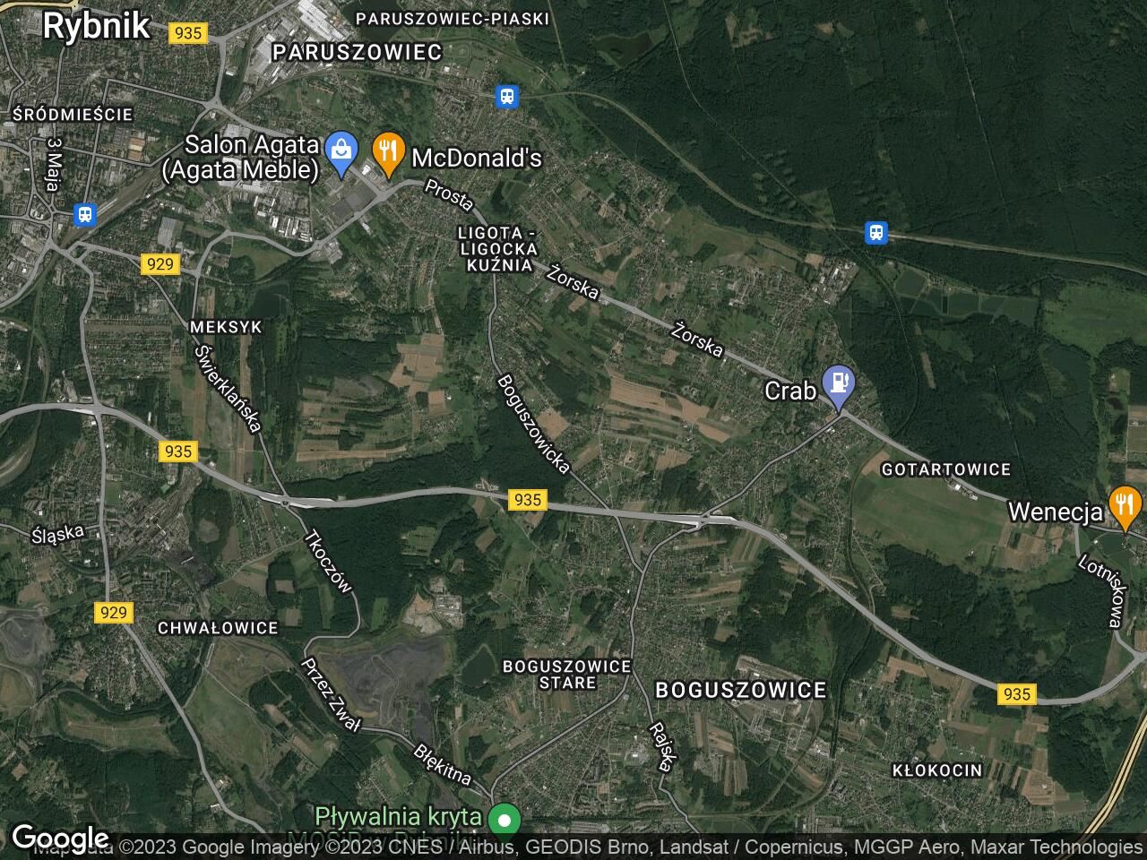 Działka budowlana Rybnik Ligota, ul. Pochyła