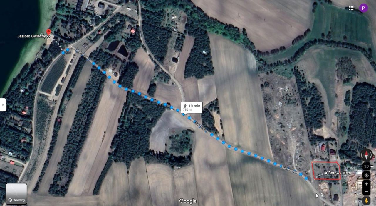 Działka budowlana Borowy Młyn, ul. Spacerowa. Zdjęcie 9