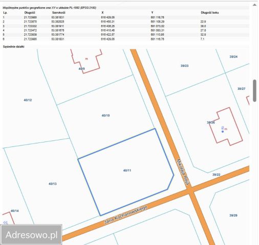 Działka budowlana Turośl, ul. Mikołaja Reja. Zdjęcie 1