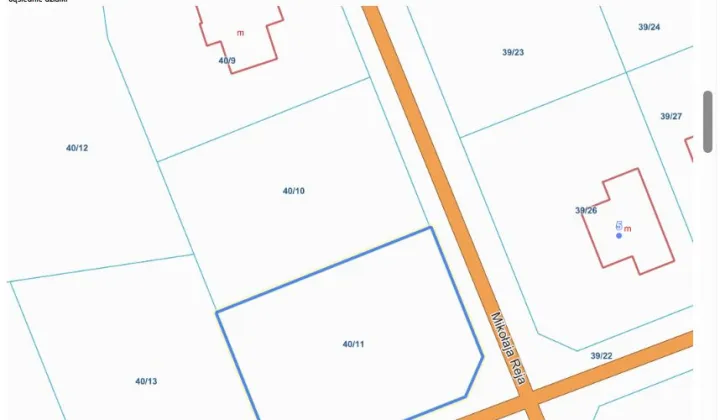 Działka budowlana Turośl, ul. Mikołaja Reja