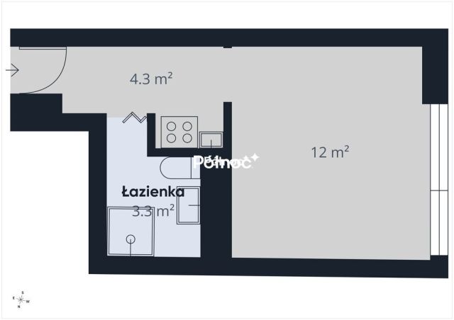 Mieszkanie 1-pokojowe Kraków Azory, ul. Piotra Stachiewicza. Zdjęcie 13