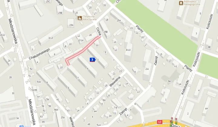 Mieszkanie 3-pokojowe Radom Planty, ul. Jastrzębia