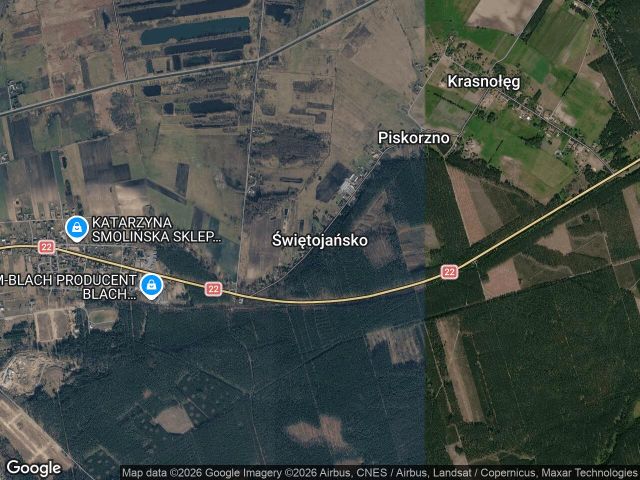 Działka rolno-budowlana Świętojańsko. Zdjęcie 1