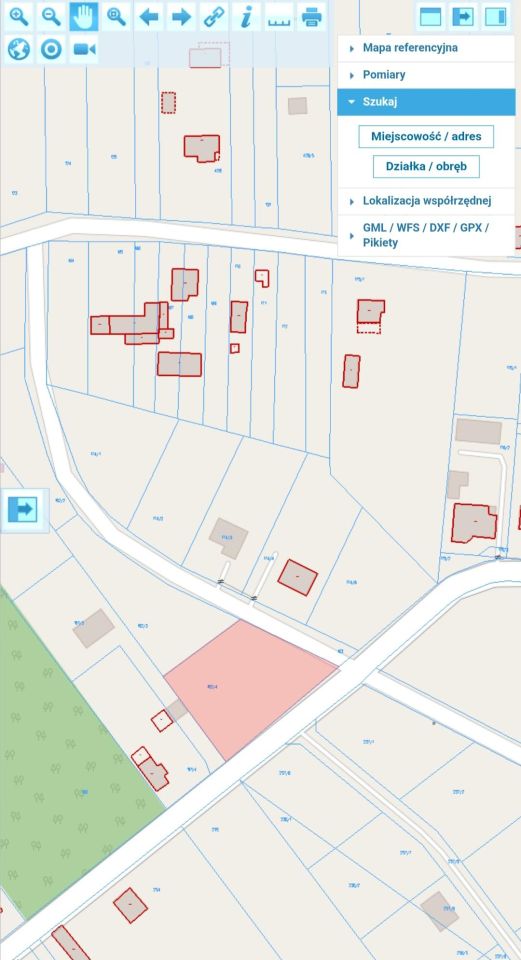 Działka budowlana Wydrzyn. Zdjęcie 2