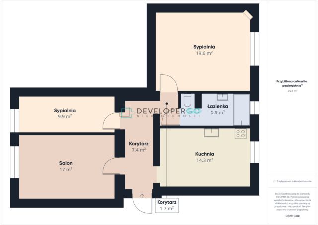 Mieszkanie 3-pokojowe Ełk, ul. Tadeusza Kościuszki. Zdjęcie 8