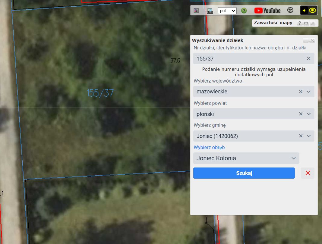 Działka rolno-budowlana Joniec-Kolonia