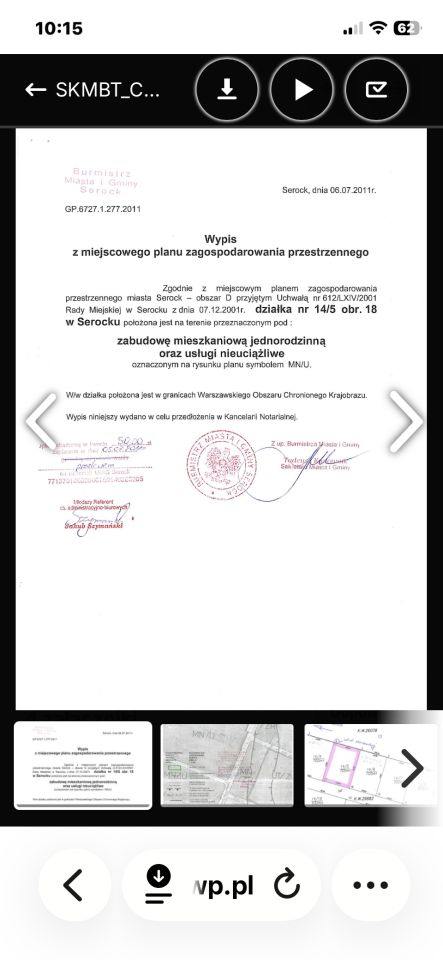 Działka budowlana Serock, ul. Adama Mickiewicza. Zdjęcie 5
