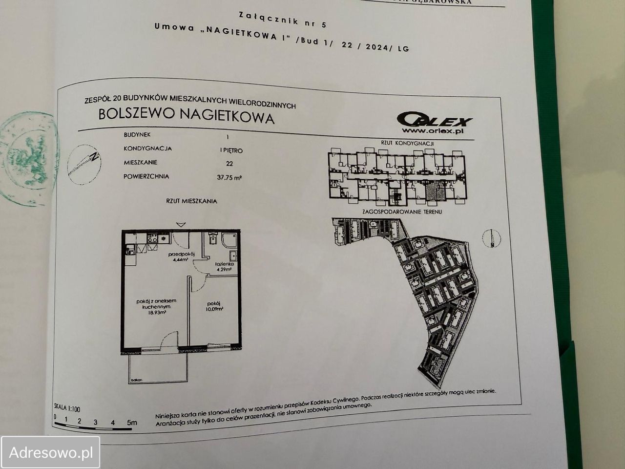 Mieszkanie 2-pokojowe Bolszewo, ul. Nagietkowa
