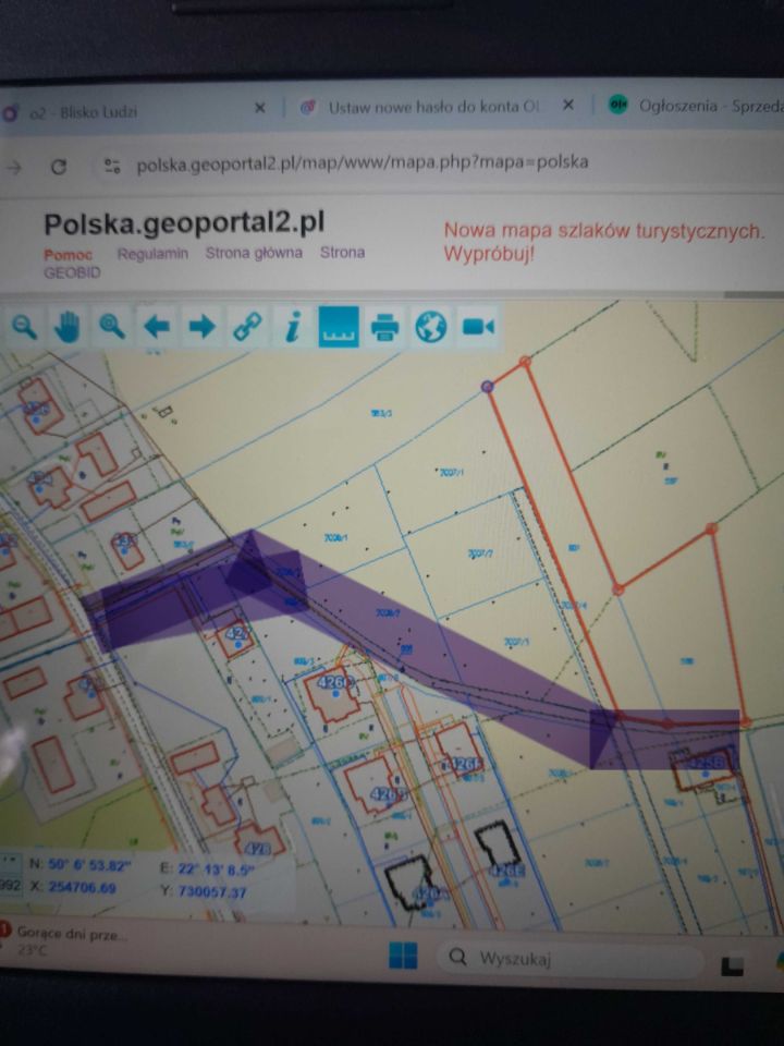 Działka budowlana Dąbrówki. Zdjęcie 2