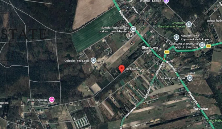 Działka budowlana Słomczyn, ul. Urocza