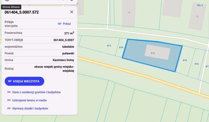 Działka budowlana Witoszyn