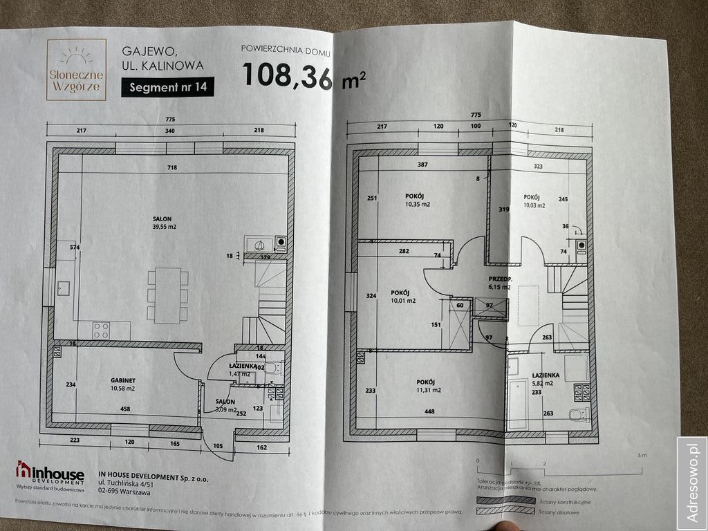 dom szeregowy, 6 pokoi Gajewo, ul. Kalinowa. Zdjęcie 7