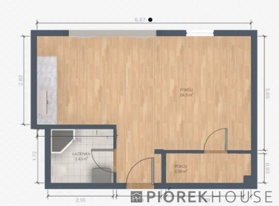 Mieszkanie 1-pokojowe Warszawa Śródmieście, al. Jana Pawła II. Zdjęcie 13