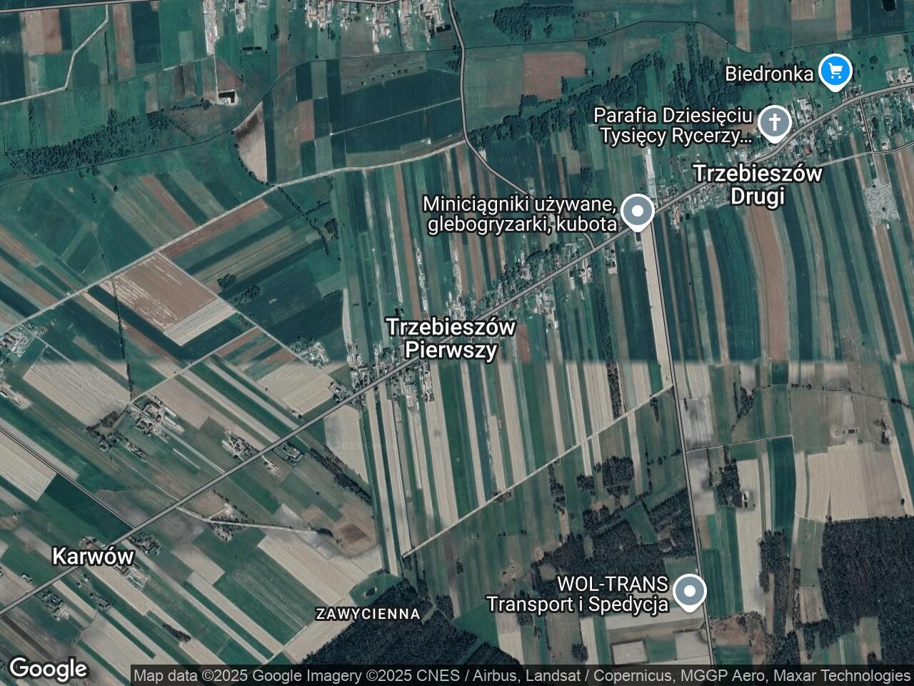 Działka rolno-budowlana Trzebieszów Pierwszy