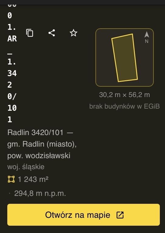 Działka budowlana Radlin. Zdjęcie 2